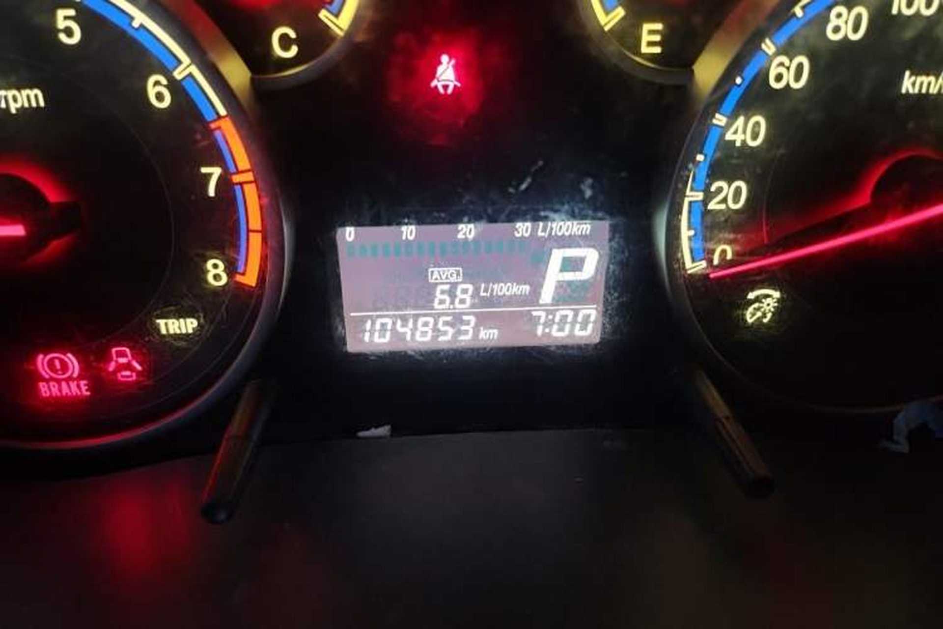Used Suzuki SX4 2012 1.6L Automatic Ruiqi Model Odometer Close Up