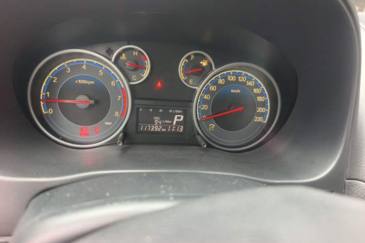 Used Suzuki SX4 2012 1.6L Automatic Ruiqi Model Odometer Close Up
