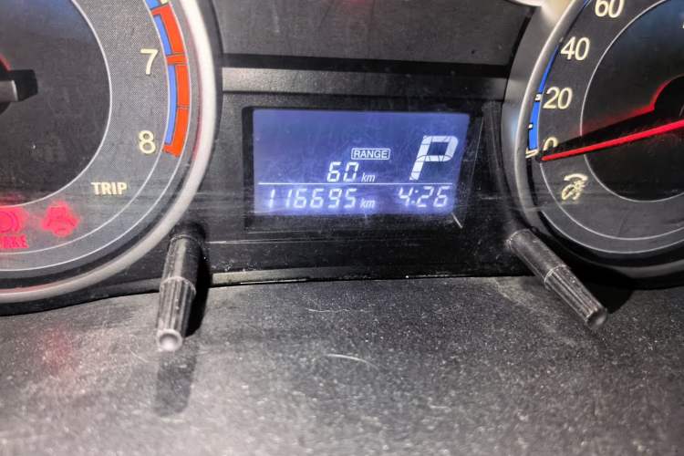 Used Suzuki SX4 2012 Ruiqi 1.8L Automatic Sport Model Odometer Close Up