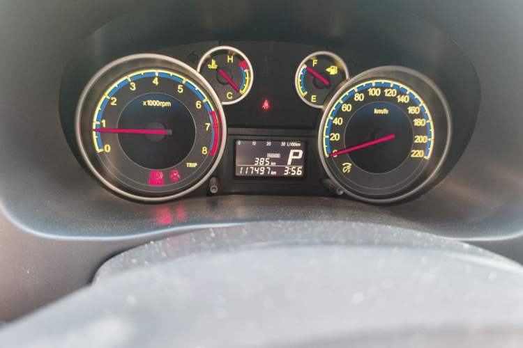 Used Suzuki SX4 2012 1.6L Automatic Ruiqi Model Odometer Close Up