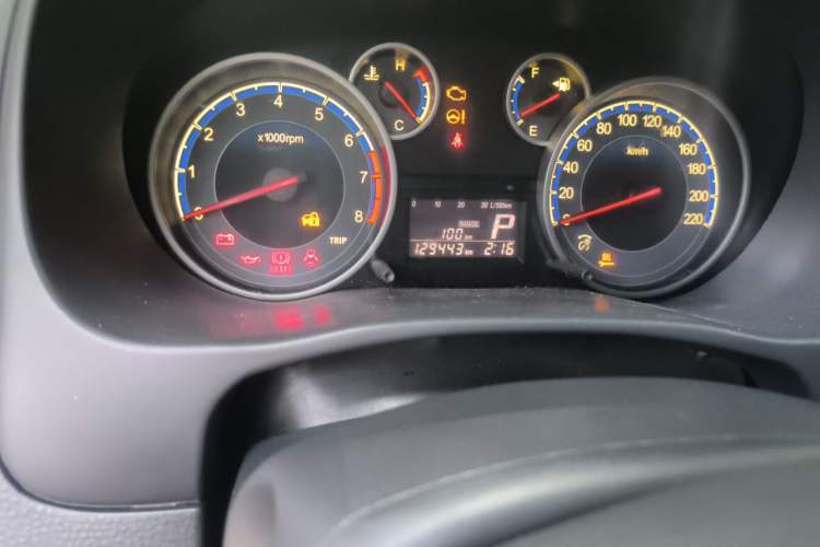Used Suzuki SX4 2012 1.6L Automatic Ruiqi Model Odometer Close Up