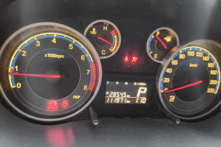 Used Suzuki SX4 2012 1.6L Automatic Ruiqi Model Instrument Cluster