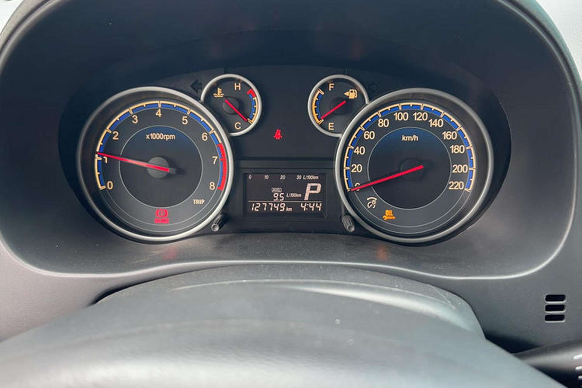 Used Suzuki SX4 2013 1.6L Automatic CoolRide Model Odometer Close Up