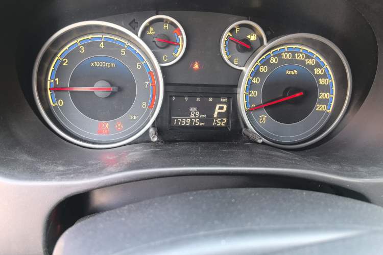Used Suzuki SX4 2013 1.6L Automatic CoolRide Model Odometer Close Up