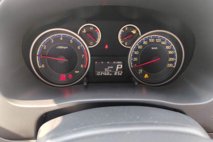 Used Suzuki SX4 2013 Koleos 1.6L Automatic Sport Model Odometer Close Up
