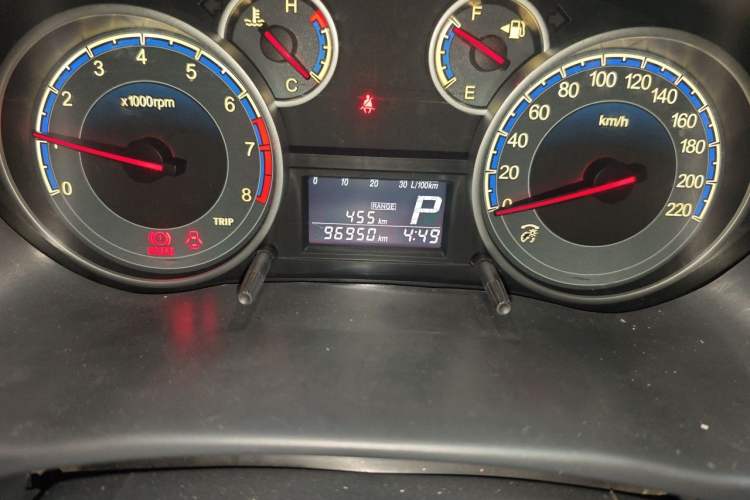 Used Suzuki SX4 2013 1.6L Automatic CoolRide Model Odometer Close Up
