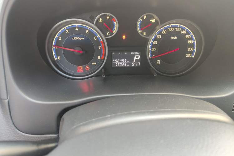 Used Suzuki SX4 2013 1.6L Automatic CoolRide Model Odometer Close Up