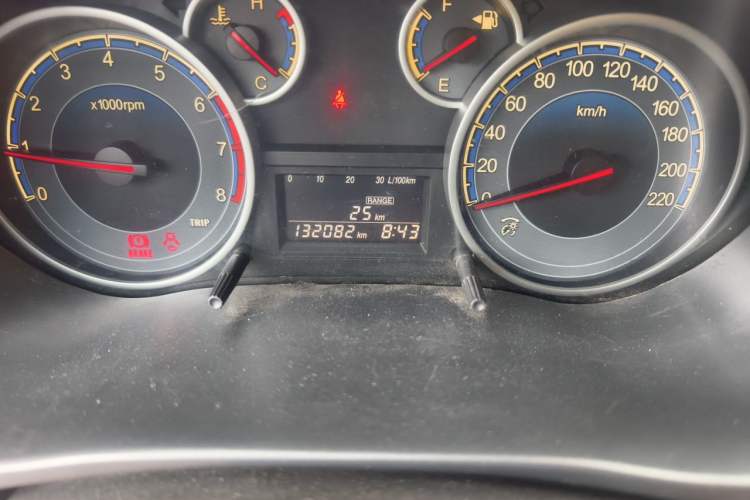Used Suzuki SX4 2013 1.6L Manual CoolRide Model Odometer Close Up