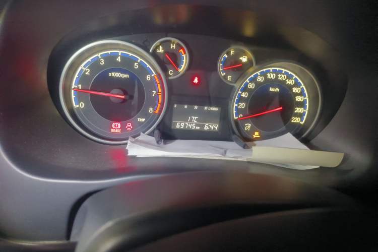 Used Suzuki SX4 2013 1.6L Manual CoolRide Model Odometer Close Up