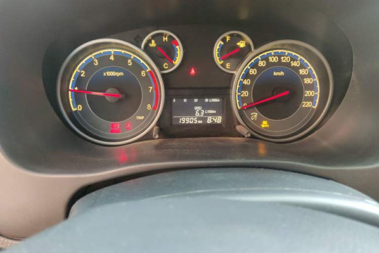 Used Suzuki SX4 2013 1.6L Manual CoolRide Model Odometer Close Up