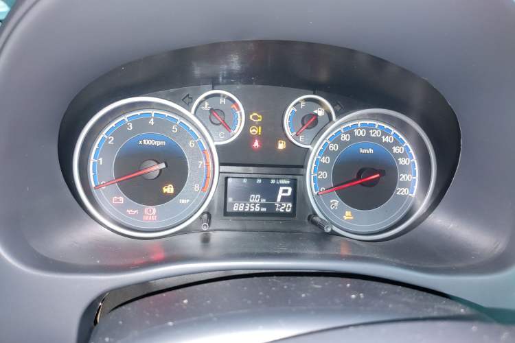 Used Suzuki SX4 2013 1.6L Automatic CoolRide Model Odometer Close Up