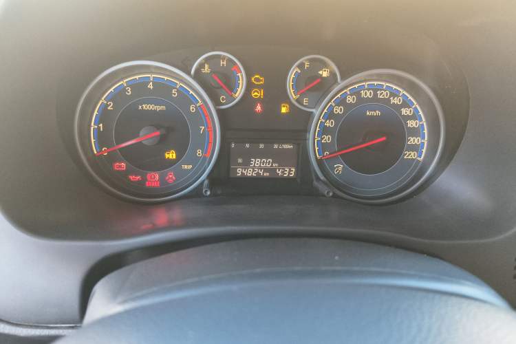 Used Suzuki SX4 2013 1.6L Manual CoolRide Model Odometer Close Up