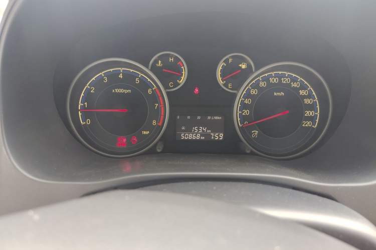Used Suzuki SX4 2013 1.6L Manual CoolRide Model Odometer Close Up