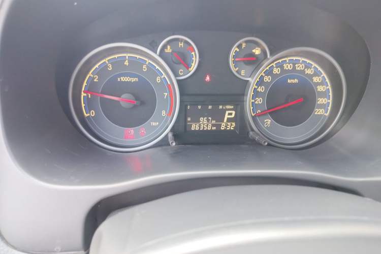 Used Suzuki SX4 2013 1.6L Automatic CoolRide Model Odometer Close Up
