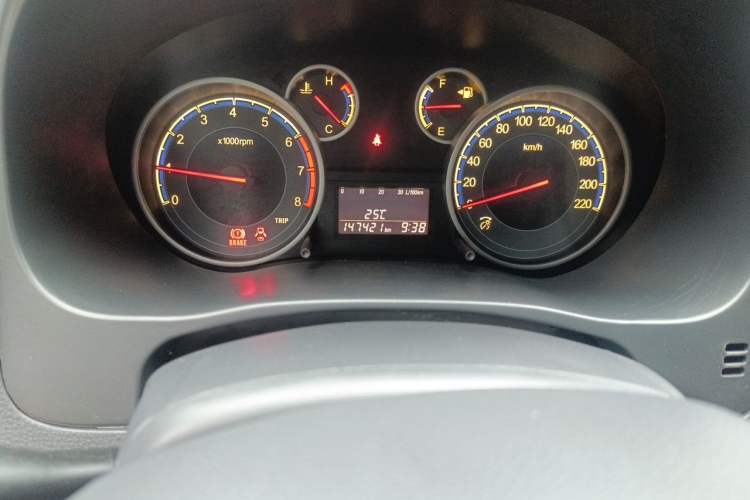 Used Suzuki SX4 2013 1.6L Manual CoolRide Model Odometer Close Up