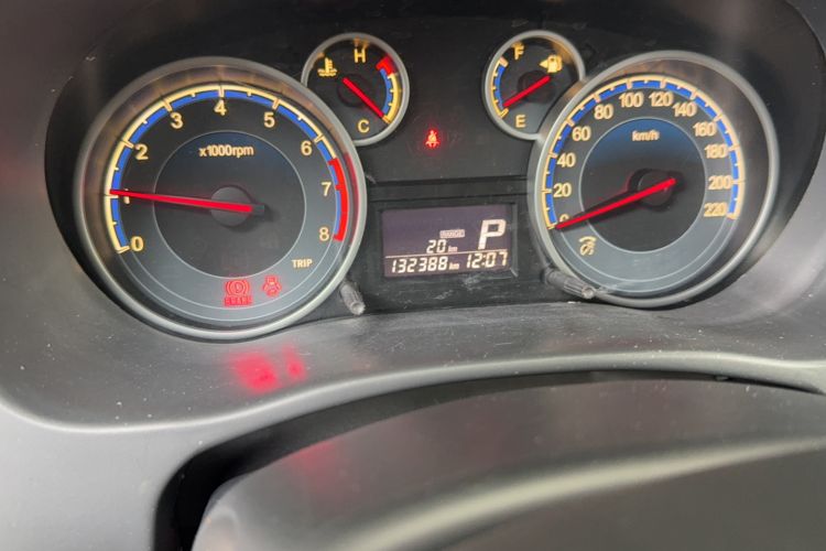 Used Suzuki SX4 2013 1.6L Automatic CoolRide Model Odometer Close Up