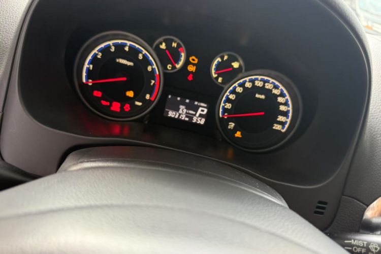 Used Suzuki SX4 2013 1.6L Automatic CoolRide Model Odometer Close Up