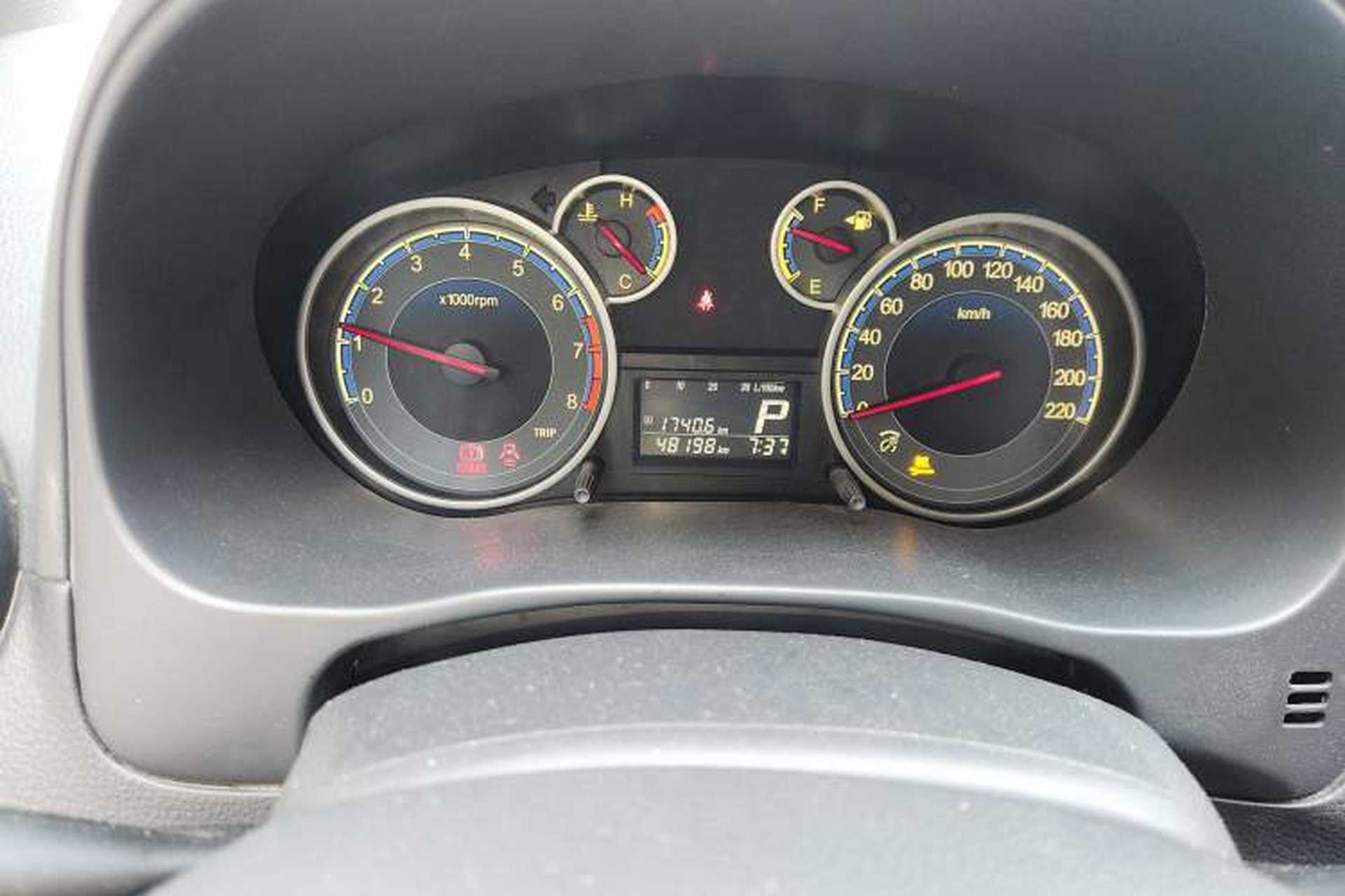 Used Suzuki SX4 2013 1.6L Automatic CoolRide Model Odometer Close Up
