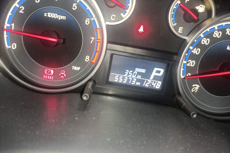 Used Suzuki SX4 2013 1.6L Automatic CoolRide Model Odometer Close Up