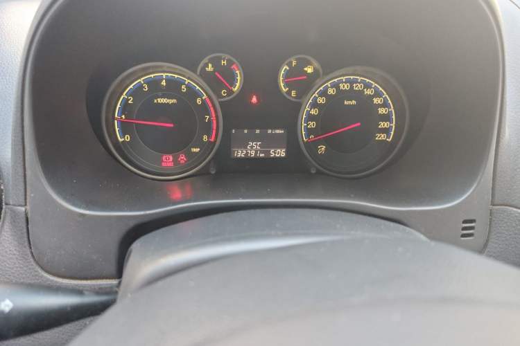 Used Suzuki SX4 2013 1.6L Manual CoolRide Model Odometer Close Up