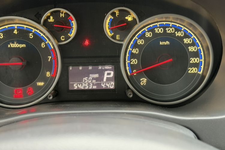 Used Suzuki SX4 2013 1.6L Automatic CoolRide Model Odometer Close Up