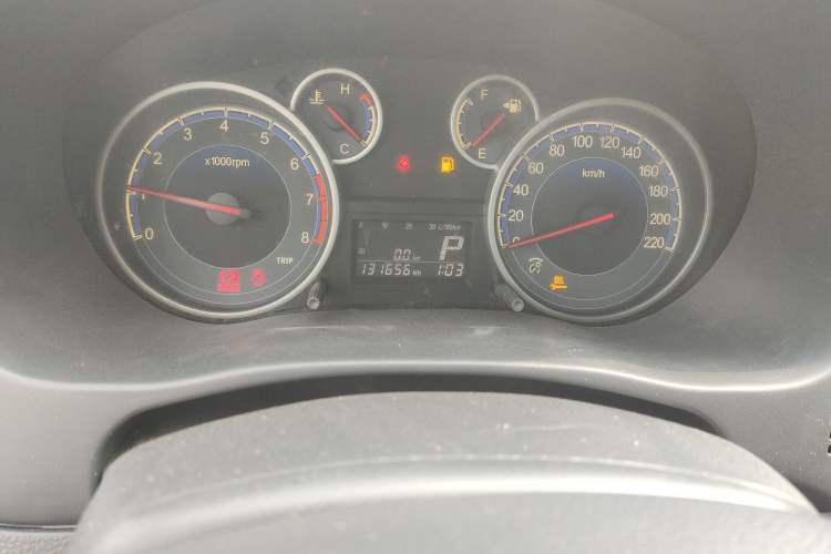 Used Suzuki SX4 2013 1.6L Automatic CoolRide Model Odometer Close Up