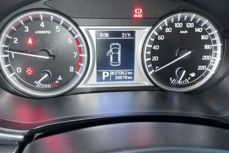 Used Suzuki Vitara 2016 1.4T Automatic Two-Wheel Drive Elite Model Odometer Close Up
