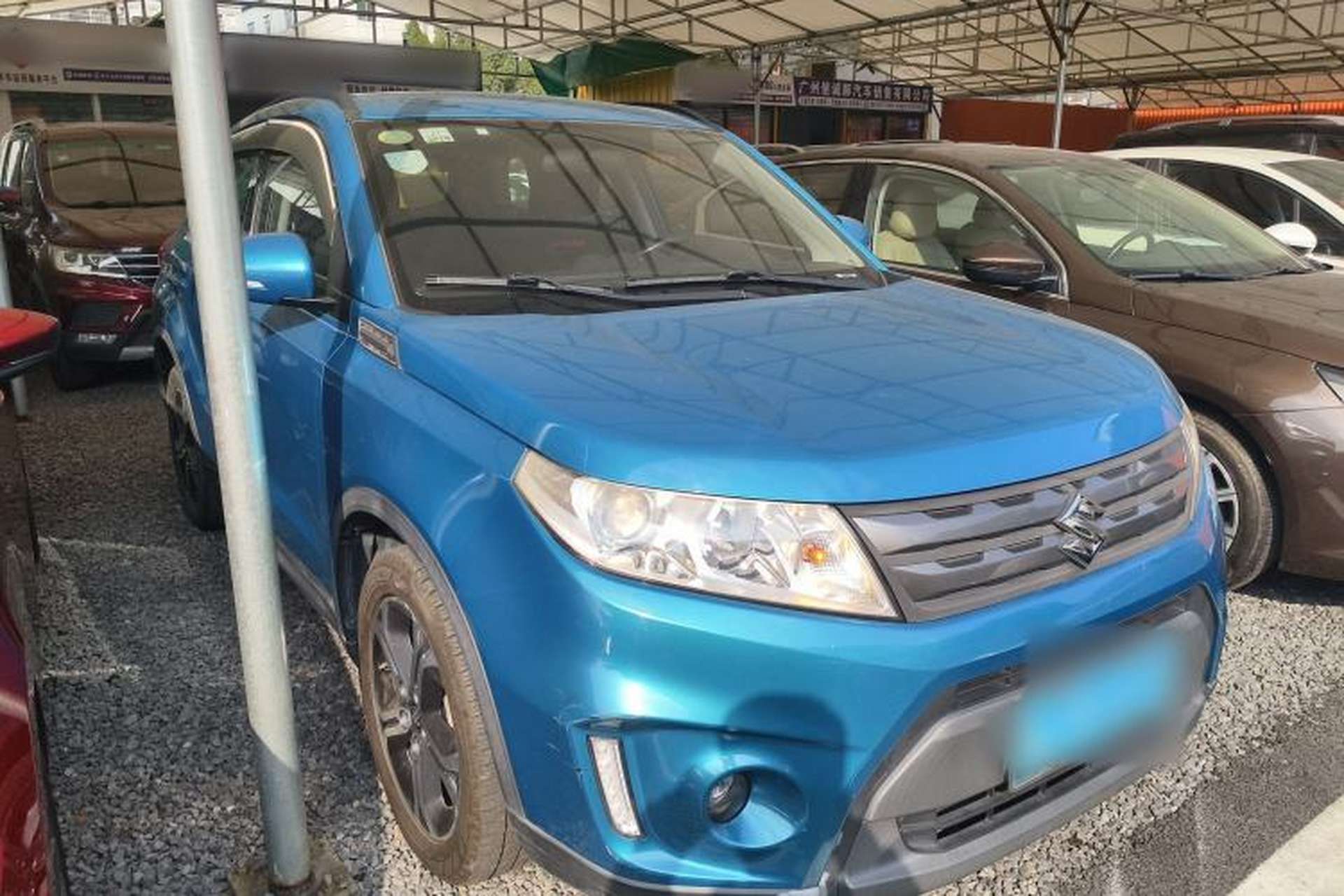 Used Suzuki Vitara 2016 1.4T Automatic Two-Wheel Drive Elite Model Front Right 45 Deg
