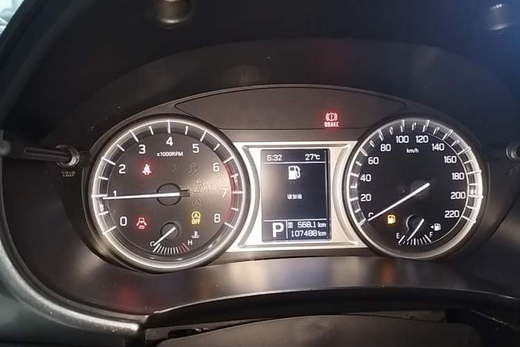 Used Suzuki Vitara 2016 1.4T Automatic Two-Wheel Drive Elite Model Instrument Cluster