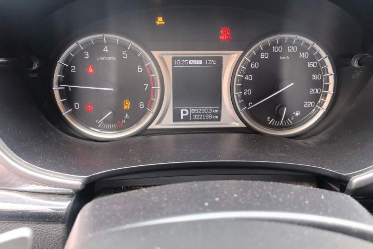 Used Suzuki Vitara 2016 1.4T Automatic 4x4 Flagship Model Odometer Close Up