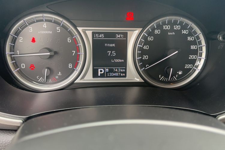 Used Suzuki Vitara 2016 1.4T Automatic Two-Wheel Drive Luxury Version Odometer Close Up