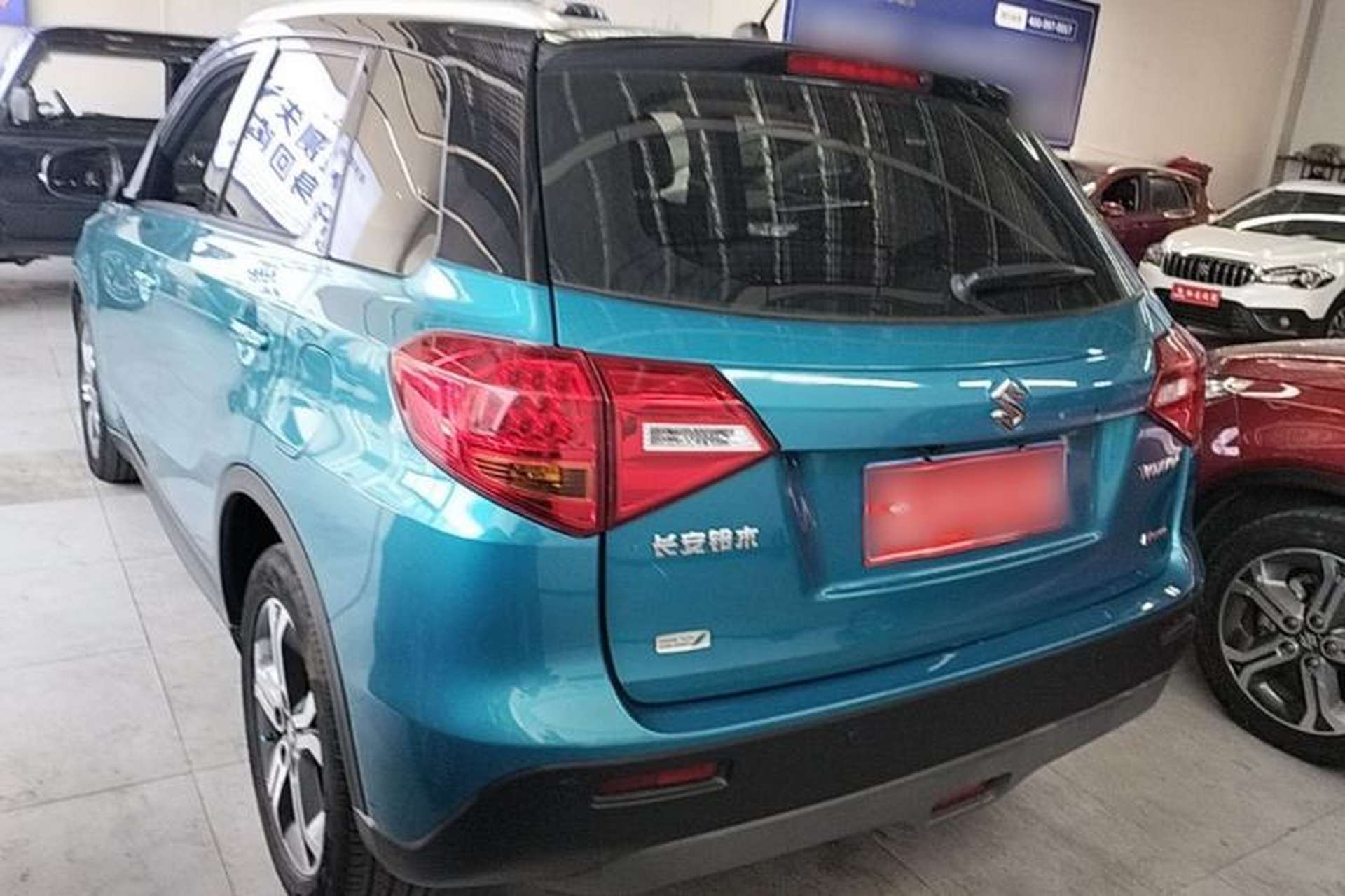 Used Suzuki Vitara 2016 1.4T Automatic Two-Wheel Drive Luxury Version Rear Left 45 Deg