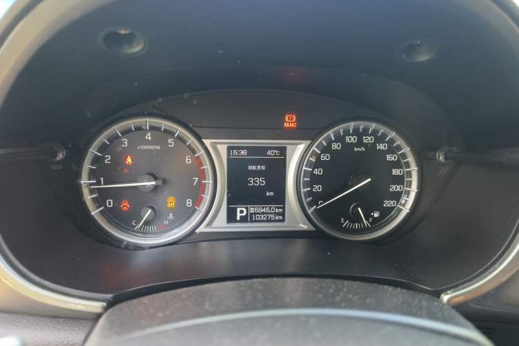 Used Suzuki Vitara 2016 1.4T Automatic Two-Wheel Drive Elite Model Instrument Cluster