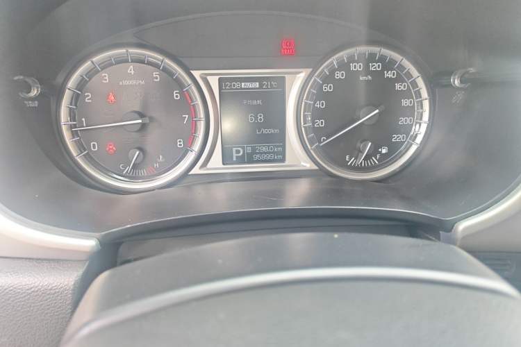Used Suzuki Vitara 2016 1.4T Automatic All-Wheel Drive Leading Version Odometer Close Up