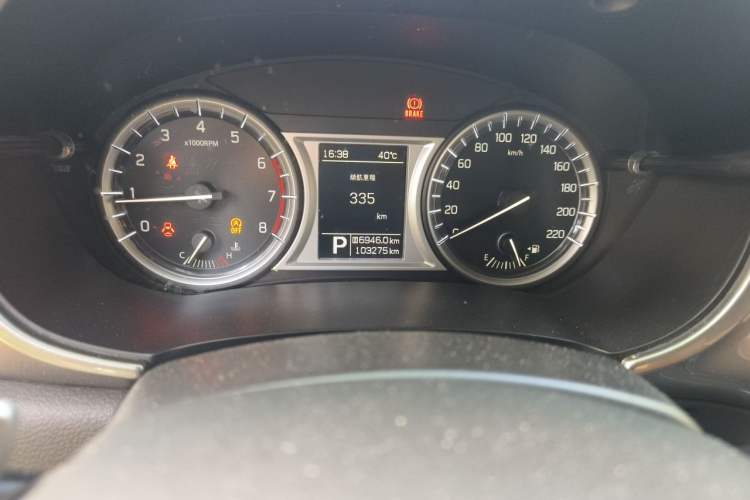 Used Suzuki Vitara 2016 1.4T Automatic Two-Wheel Drive Elite Model Odometer Close Up