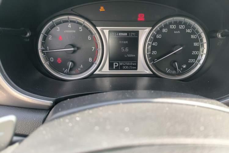 Used Suzuki Vitara 2016 1.4T Automatic 4x4 Flagship Model Odometer Close Up
