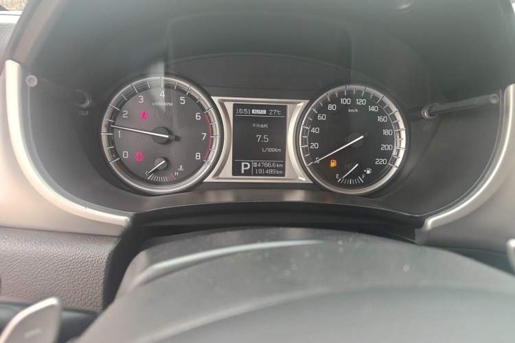 Used Suzuki Vitara 2016 1.4T Automatic All-Wheel Drive Leading Version Odometer Close Up