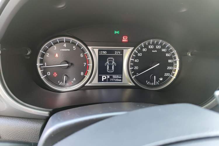 Used Suzuki Vitara 2016 1.4T Automatic Two-Wheel Drive Luxury Version Odometer Close Up
