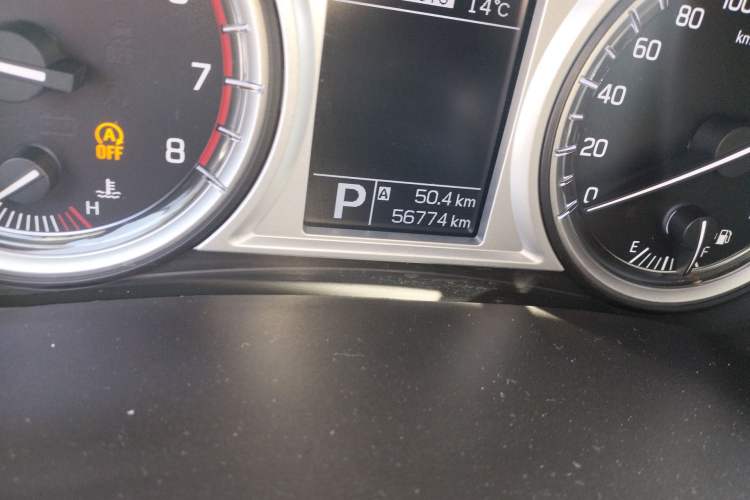 Used Suzuki Vitara 2016 1.4T Automatic All-Wheel Drive Leading Version Odometer Close Up