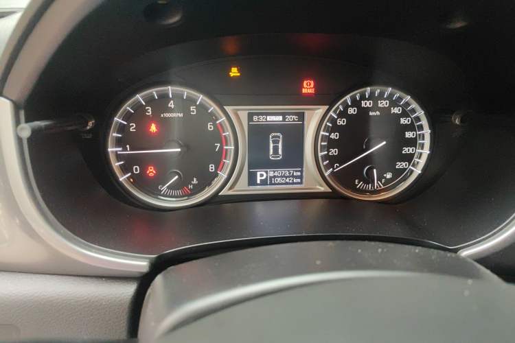 Used Suzuki Vitara 2016 1.4T Automatic 4x4 Flagship Model Odometer Close Up