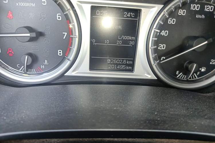 Used Suzuki Vitara 2016 1.6L Manual Two-Wheel Drive Entry-Level Trim Odometer Close Up
