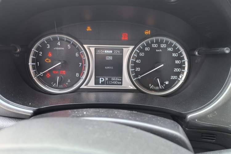 Used Suzuki Vitara 2016 1.4T Automatic All-Wheel Drive Leading Version Odometer Close Up