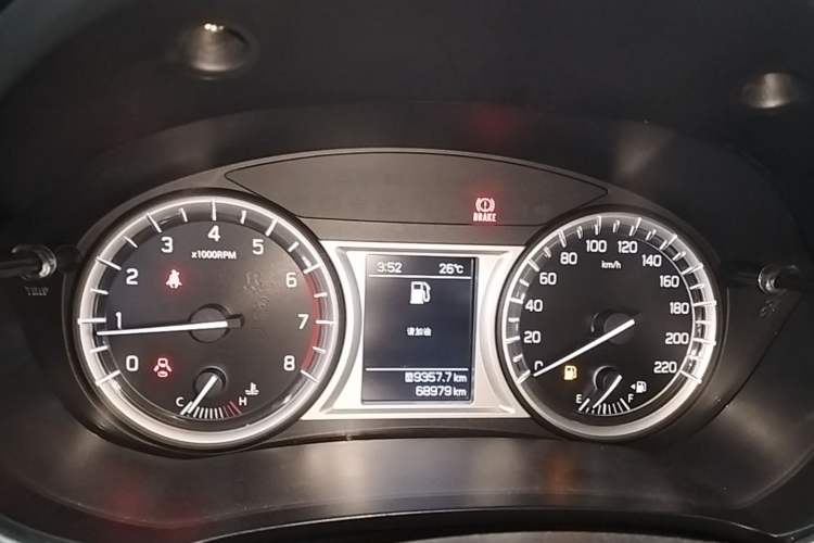 Used Suzuki Vitara 2016 1.4T Manual Two-Wheel-Drive Elite Model Instrument Cluster