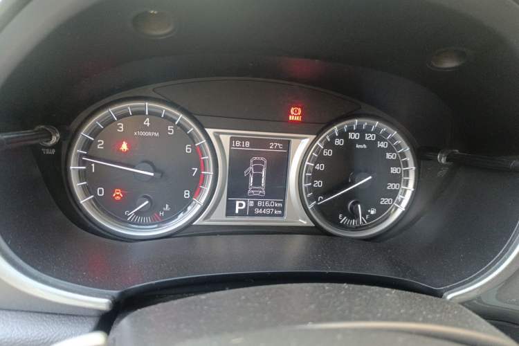 Used Suzuki Vitara 2016 1.4T Automatic Two-Wheel Drive Elite Model Instrument Cluster