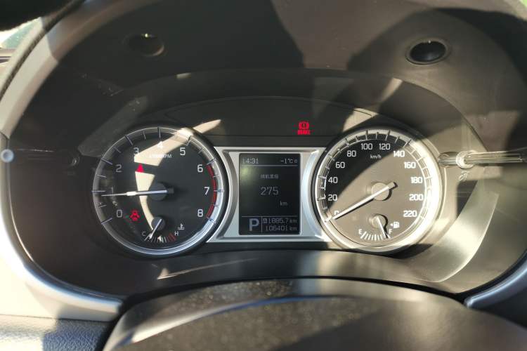 Used Suzuki Vitara 2016 1.4T Automatic Two-Wheel Drive Elite Model Instrument Cluster