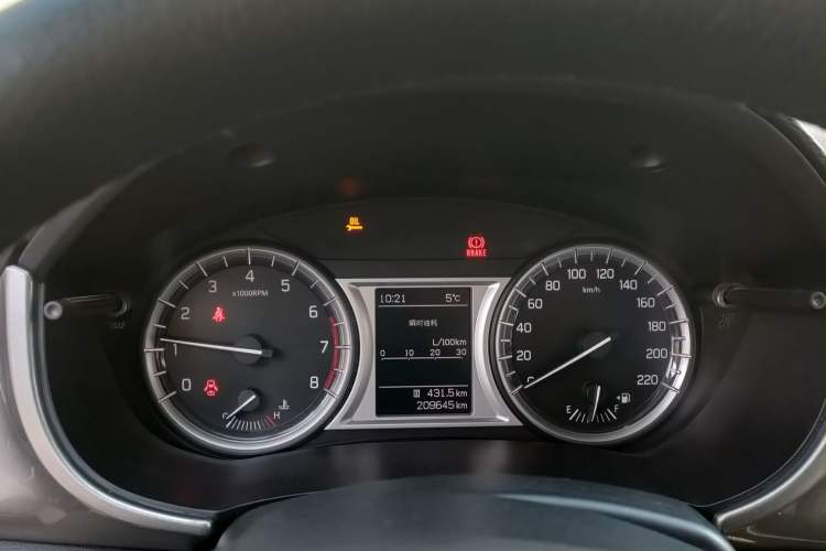 Used Suzuki Vitara 2016 1.6L Manual Two-Wheel Drive Entry-Level Trim Instrument Cluster