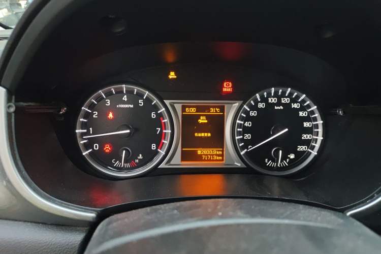 Used Suzuki Vitara 2016 1.6L Manual Two-Wheel Drive Entry-Level Trim Instrument Cluster