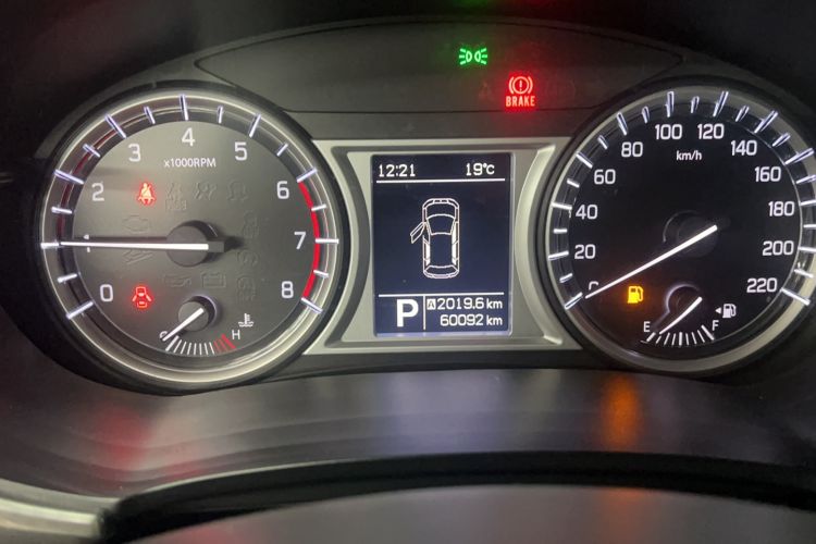 Used Suzuki Vitara 2016 1.4T Automatic Two-Wheel Drive Luxury Version Odometer Close Up