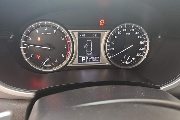 Used Suzuki Vitara 2016 1.4T Automatic Two-Wheel Drive Elite Model Odometer Close Up