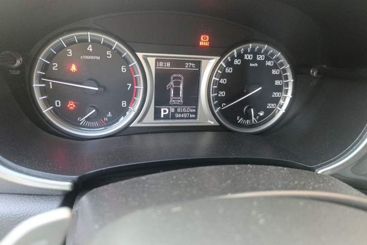 Used Suzuki Vitara 2016 1.4T Automatic Two-Wheel Drive Elite Model Odometer Close Up
